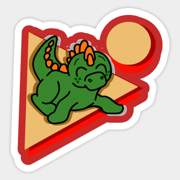 Alli the Alligator Sticker by RockyHay